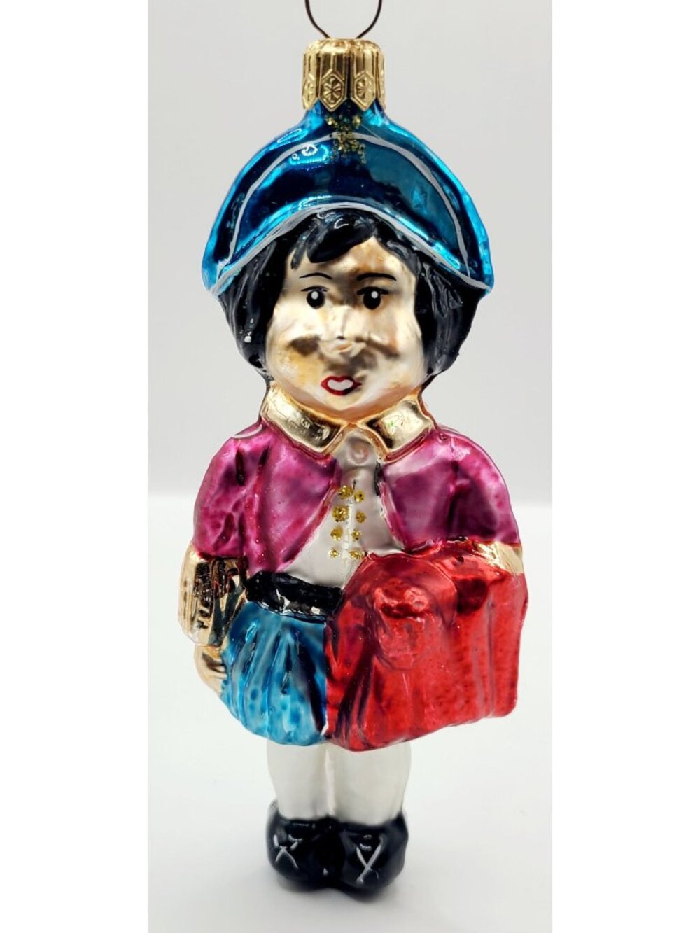 Vtg Christopher Radko 1996 MERRY MATADOR Christmas Holiday Ornament Y2K